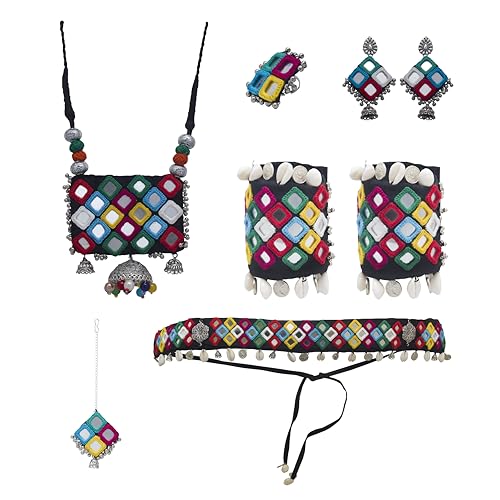 Navratri Handcrafted Traditional Full Jewellery Set | Multicolour...
