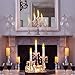 Homemory 24 Pcs Hanging Floating Candles, NO Remote, Flameless Taper Candles Battery Operated, 6.5