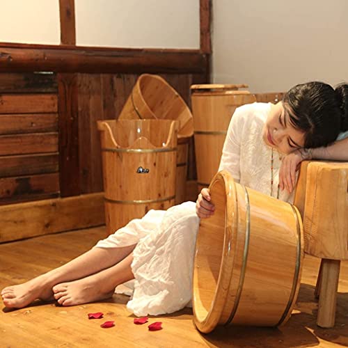 Spa de pies para masaje en casa Medidor de madera miniatura 3