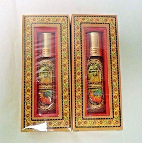 Song of India Temple Perfume Oil, Twin Pack: 2 X 8 ml Bottles (Body Oils)