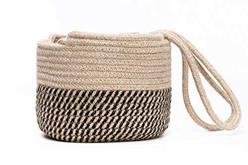 Ruizhixuan Hanging Planter Basket Jute Rope Woven Plant Hangers Indoor Hanging Plant Holder Up To 7 Inch Pot Macrame Modern Storage Organizer Home Decor thumb #6