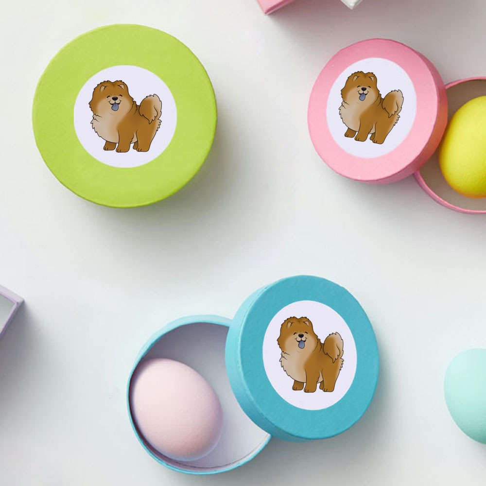 Chow Chow Hund Aufkleber – Personalisierbar, Wetterfest & Perfekt Für Auto, Laptop & Co.