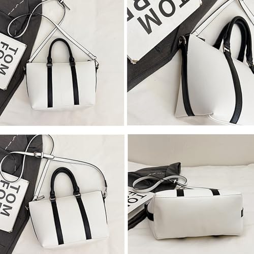 Leather Handbags Purses for Women y2k Purse Cute White Small Shoulder Bag for Women Trendy Handbag Shoulder Purses3