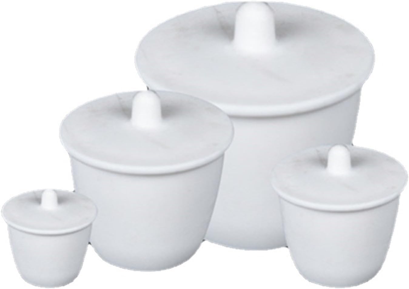 1pcs Lab 20ml to 250ml PTFE Crucible with Cover Common Type/Thicken Type F4 Crucible for Experiment(50ml)