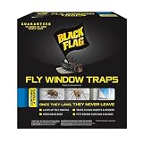 Black Flag Fly Window Traps, 4 Count (Pack of 12)