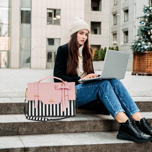 MATEIN Lightweight Pink Laptop Bag