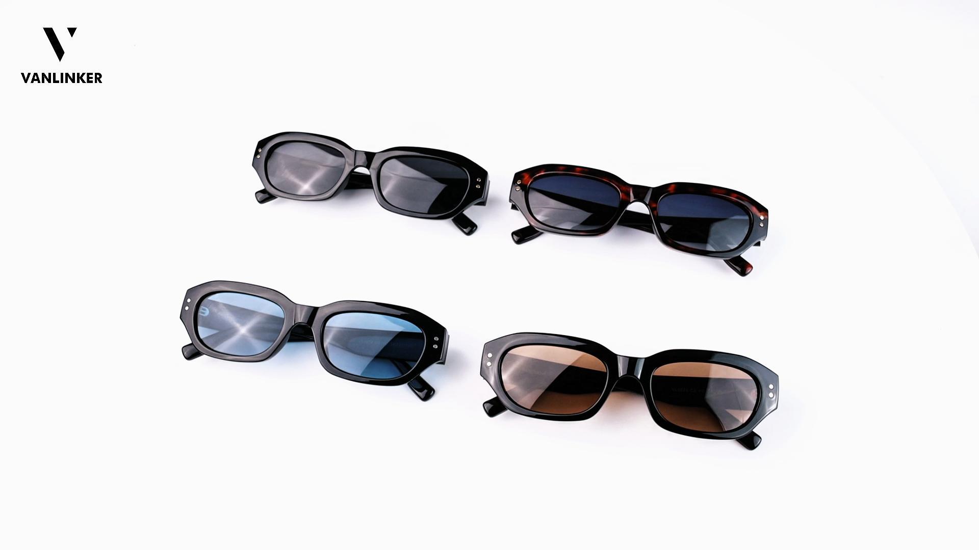 Amazon.com: VANLINKER Hexagonal Trendy Polarized Sunglasses for