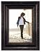 Malden International Designs Classic Mouldings Brown Embossed Floral Border Picture Frame, 5x7, Brown