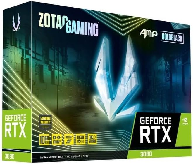 Zotac Scheda grafica Nvidia GeForce RTX 3080 Amp Holo LHR 10Go