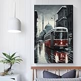 POLIUAWS Street Art - Póster artístico de Estambul (30 x 45 cm)