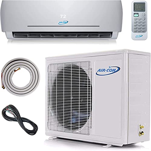 18000 Btu Mini Split Ductless Air Conditioner – 23 Seer - 15’ Lineset & Wiring - 100% Ready To Install - Pre-Charged Inverter Compressor – 1.5 Ton Heat Pump Ac/Heating System - Usa Parts And Support #TOP1