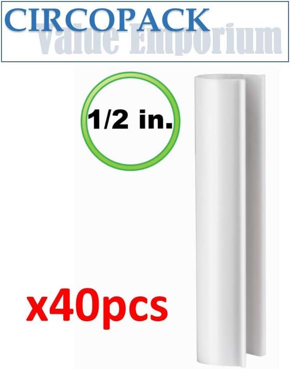 Snap Clamps Furniture Grade (1/2 inch Standard Grip (11)) - 40 Pieces White