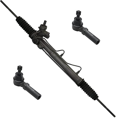 Detroit Axle - Kit de piñón y piñón delantero de 3 piezas para Dodge Neon 03-05, Chrysler PT Cruiser 03-10, 1 cremallera de dirección asistida y