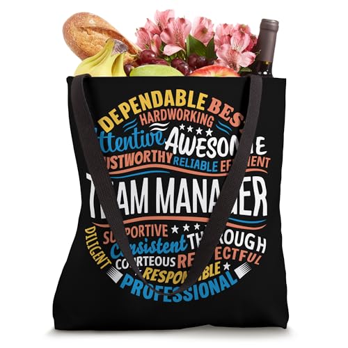 Bolsa tote divertida para regalo de semana de apreciación al gerente de equipo miniatura 4