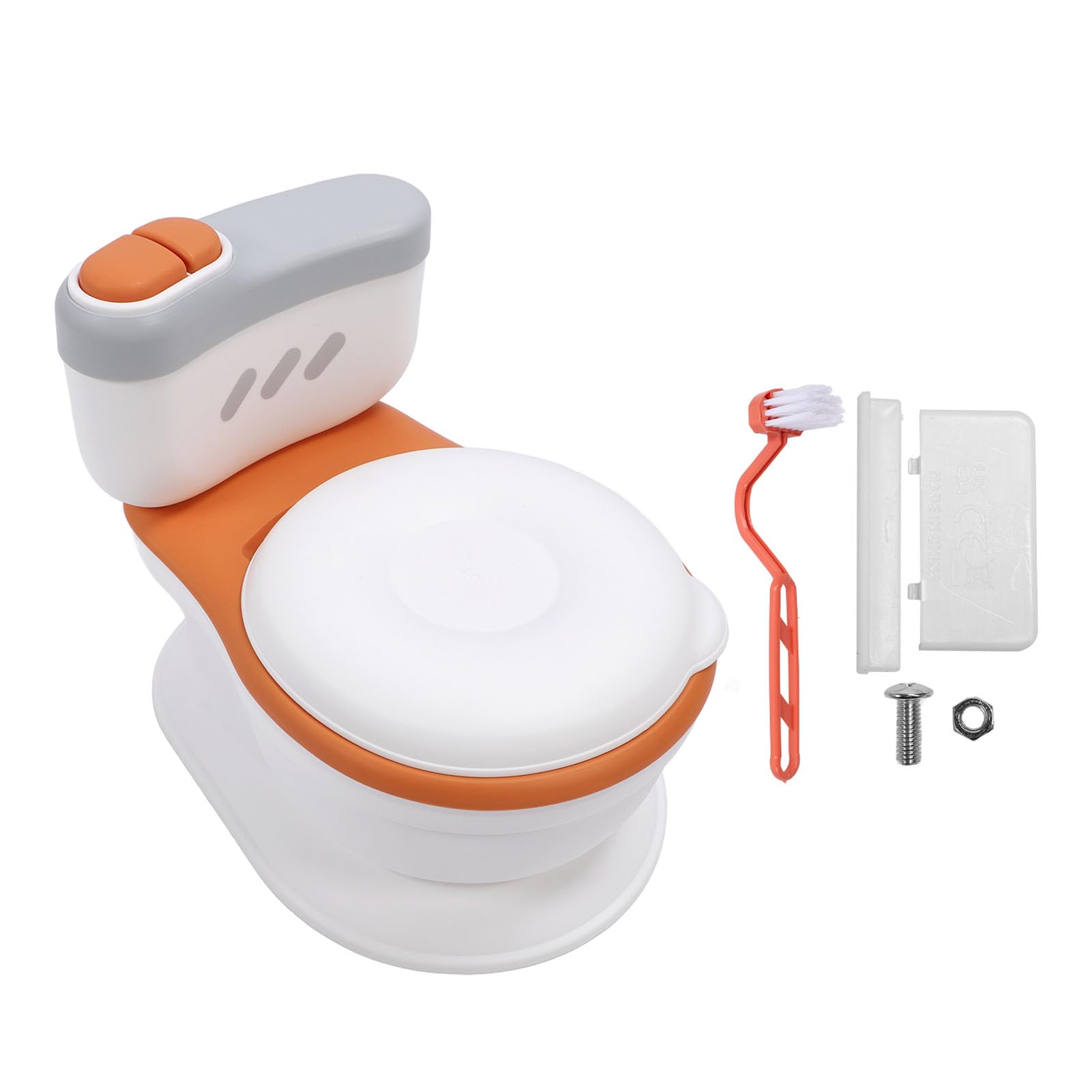 Asixxsix Toilette per l'addestramento Al Vasino, Vasino Portatile per Bambini con Paraspruzzi, con Pulsanti di Scarico, Suono di Scarico e Dispenser di Fazzoletti per Bambini Dai 18 Mesi in su