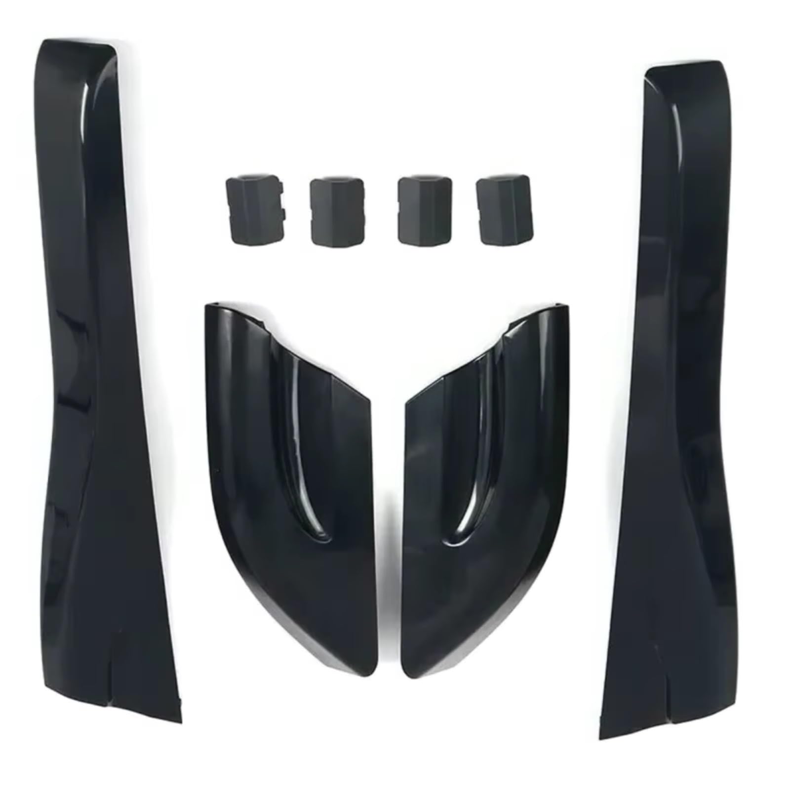 Embouts de barre de toit Hyundai Tucson 2004-2008 cache plastique noir - 8