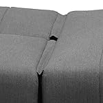 OUTLIV. Doppelliege Miami Aluminium Anthrazit/Flanelle