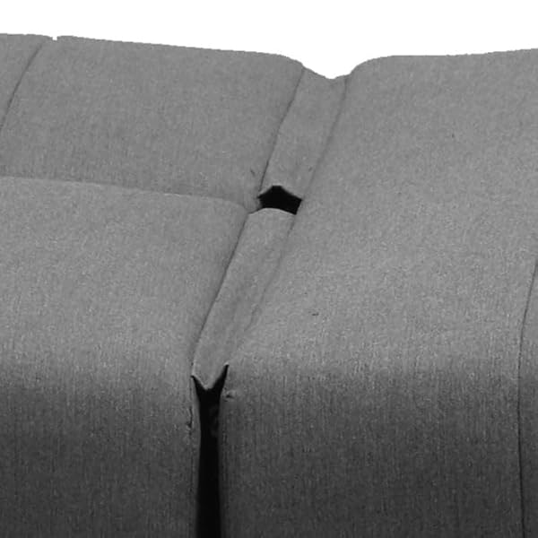 OUTLIV. Doppelliege Miami Aluminium Anthrazit/Flanelle