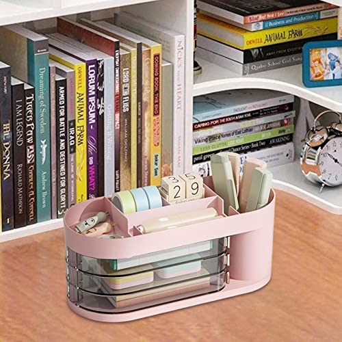 Organizador de mesa de maquiagem,Organizadores de mesa e acessórios | Organização de desktop para ma