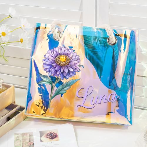 Bolso tote transparente personalizado miniatura 3