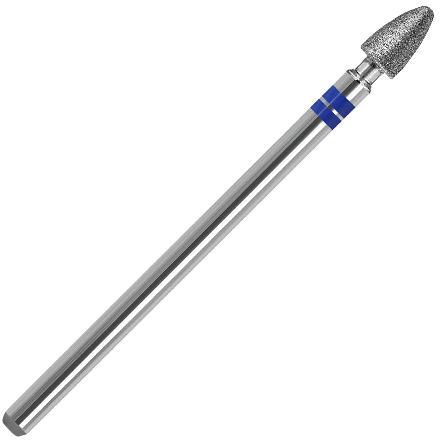 Diamond Nail Drill Bits Pro Cuticle Drill Bit Nail Buffer Bit Russian Electric Bits for Under Nail Dead Skin Cleaning Cuticle Remove Nail Art Design Manicure and Pedicure (Medium)
