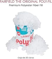 Vista 2 de Fairfield The Original Poly-Fil, relleno de fibra de poliéster de alta calidad, relleno de almohada suave, relleno para animales de peluche