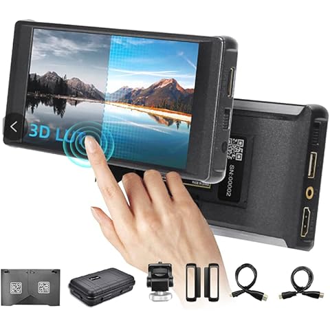 PortKeys PT6 Monitor professioneller On-Camera Assist Monitor 5.2" 600nit Bildschirm Touch Control 4K HDMI 30p Eingang 1080P60 HDMI Ausgang 3D LUT Box für Live-Streaming-Bereich Cover