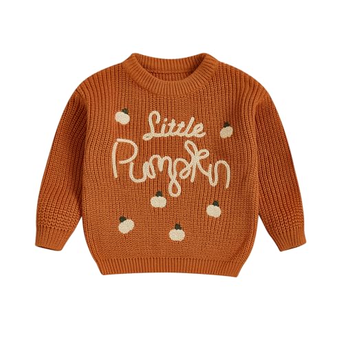 Baby Halloween Sweater Newborn Boy Girl Pumpkin Sweatshirt Pullover Knitwear Winter Warm Outfit Clothes