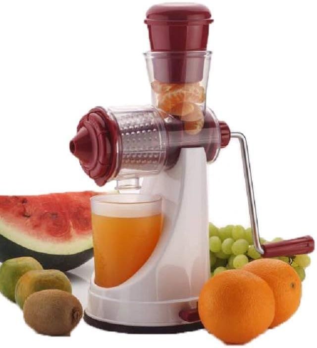 Juicer Machine RYLAN Juicer Hand Juicer for Fruits and Vegetables with Steel Handle Vacuum Locking System,Shake,Fruit Juicer Machine for All Fruits-