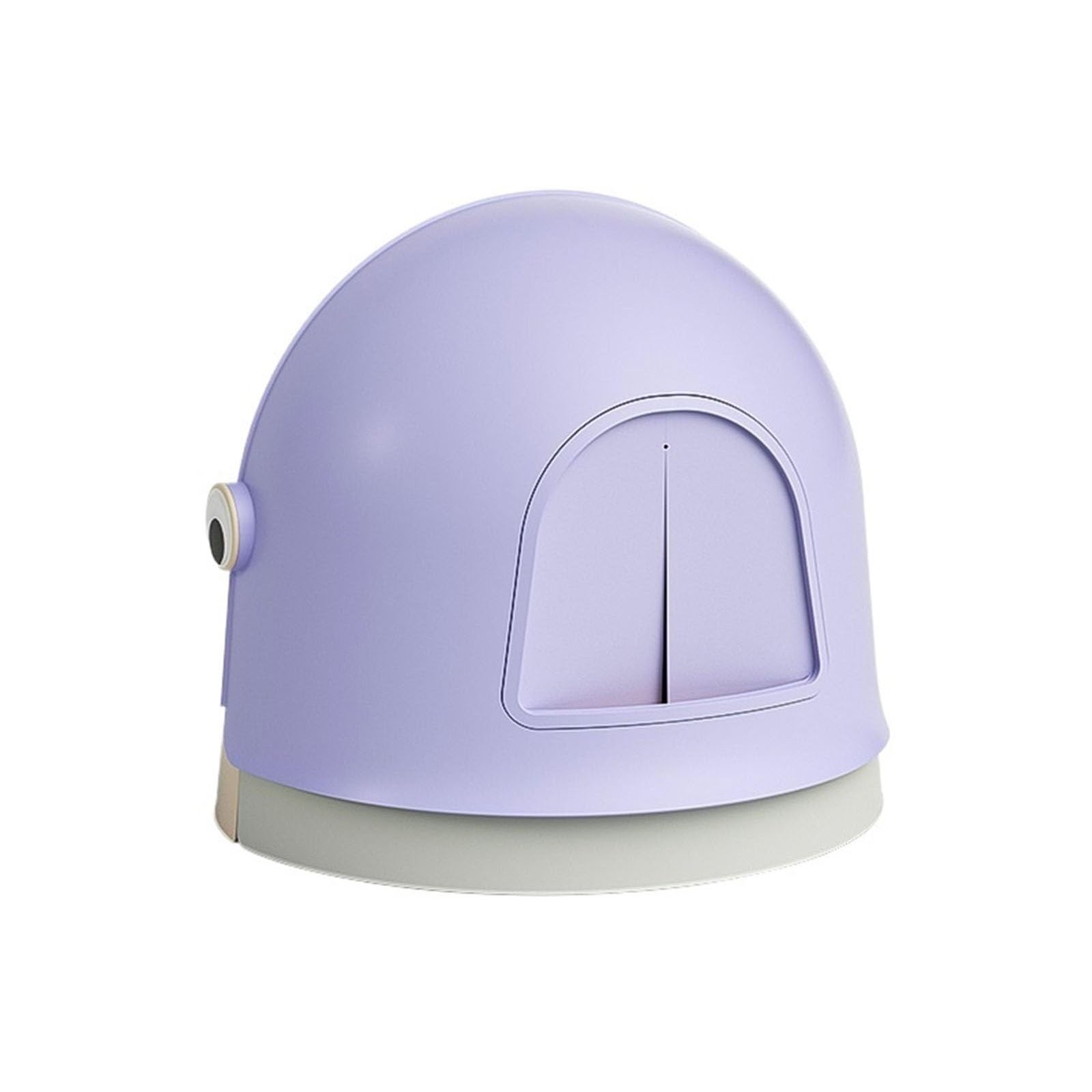 SDGBCXD cat litter tray, Cat Litter Tray, Extra Large Box with Lid, Anti-Splash Closed Hooded Kitten(Parent,Purple)