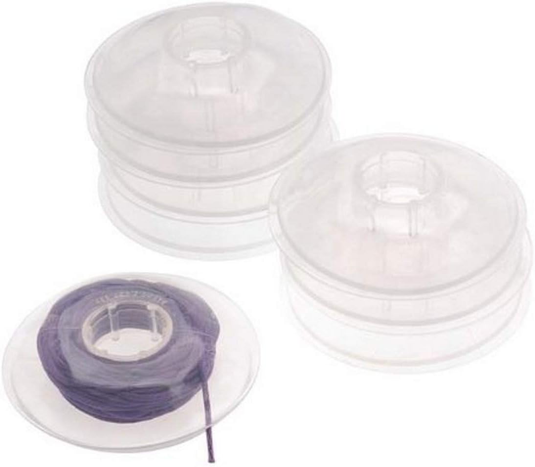 Beadaholique No Tangle Flexible Plastic Thread Bobbins, for