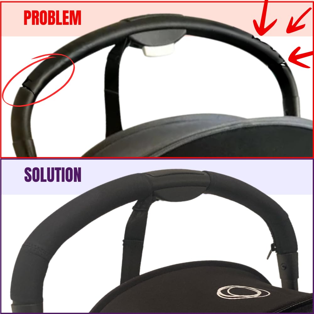 PROTEC TIF | Protezioni in neoprene per manubrio compatibili con Bugaboo BUTTERFLY (Si applicano sulle custodie originali)