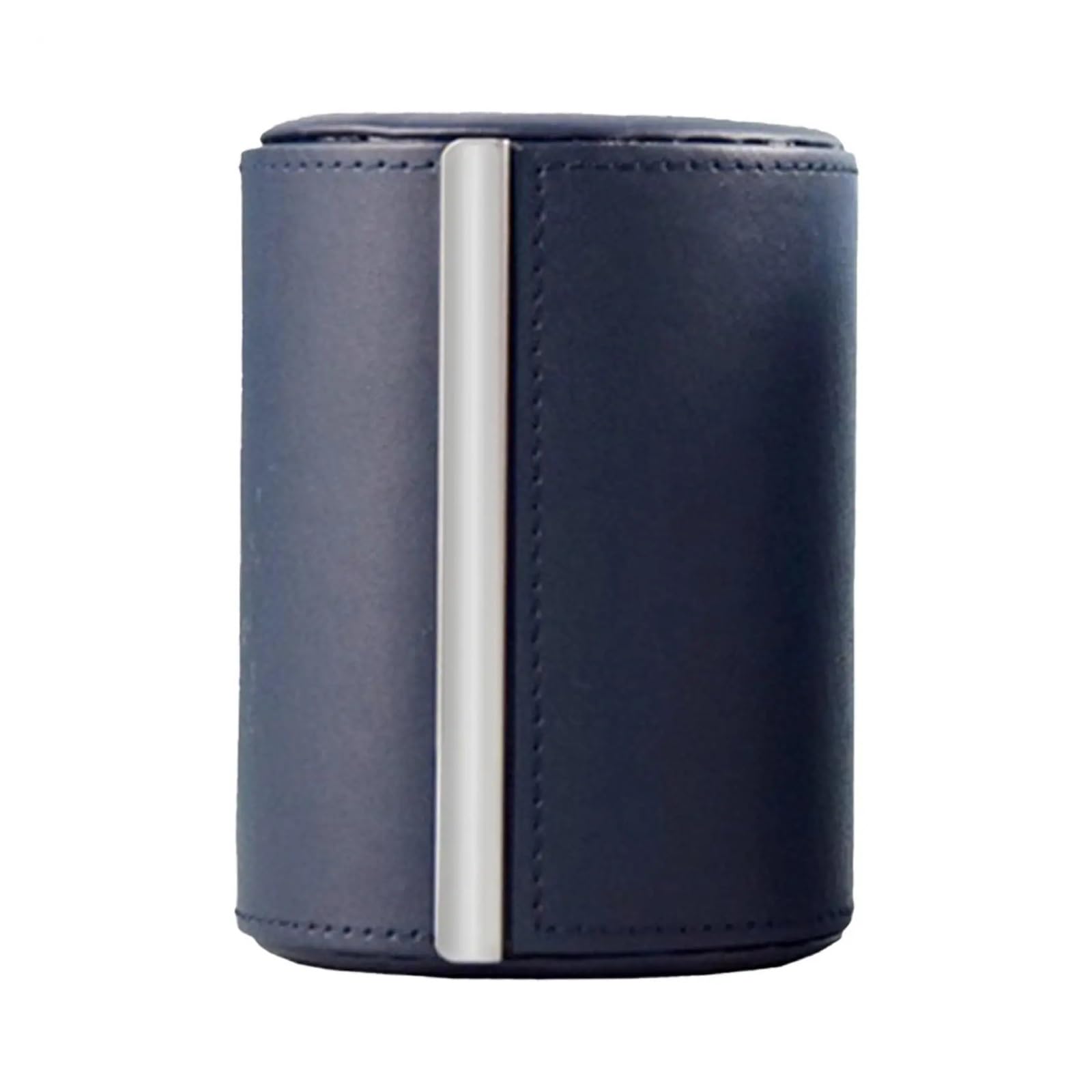 Custodia da viaggio per cravatte da uomo Custodia for cravatta da viaggio for in pelle PU for uomo Scatola for antirughe portacravatte portatile robusta(Black)