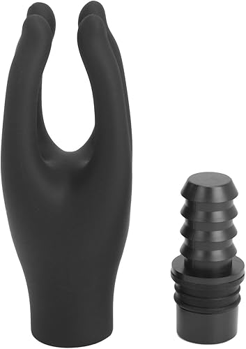 Fascia - Cabeza de pistola de masaje, cabeza reemplazable, 4 dedos, mano artificial, de silicona, accesorios para máquinas para adultos, calibre