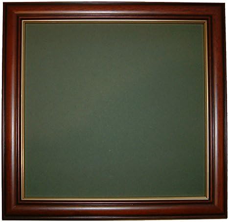 Golf Ball Marker Display Frame - For 49 Flat Magnetic Markers - Medium Brown - Wall Hanging Only