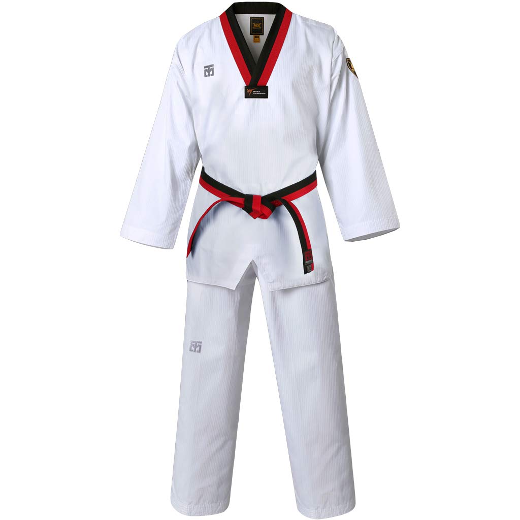 MootoKorea Taekwondo MTX S2 Basic Uniform Poom Neck Dobok WTF approvaled MMA Martial Arts Karate Jujitsu Gym School Academy Match Poomse Training Uniforms