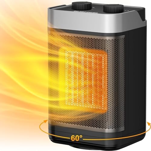Space Heater Indoor, 1500W Electric Portable Space Heaters