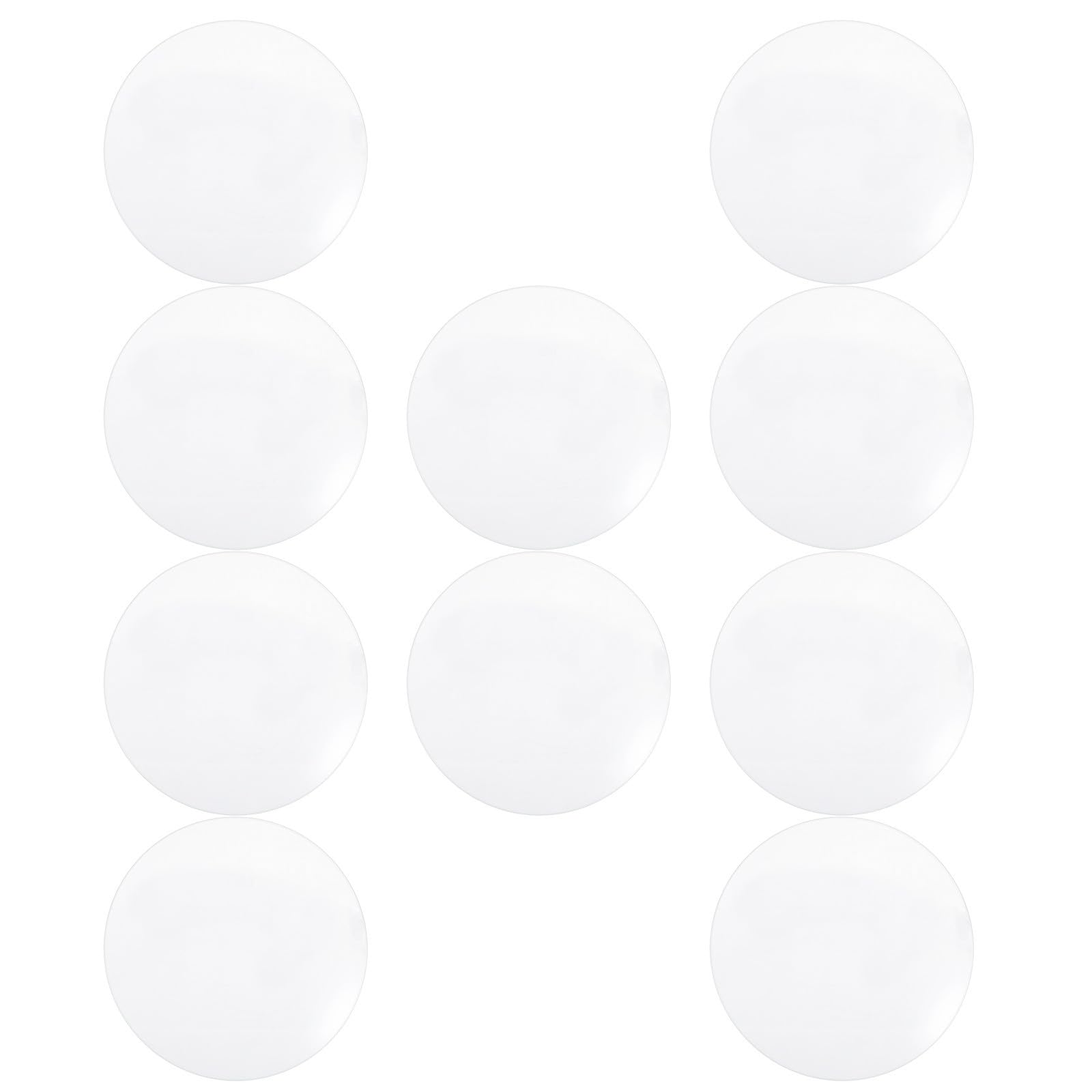 PRETYZOOM 10 Stück Rundes Uhrglas und Transparent Hitzebeständig für Labor aus Glas Geeignet für Chemische Experimente und Laboranwendungen