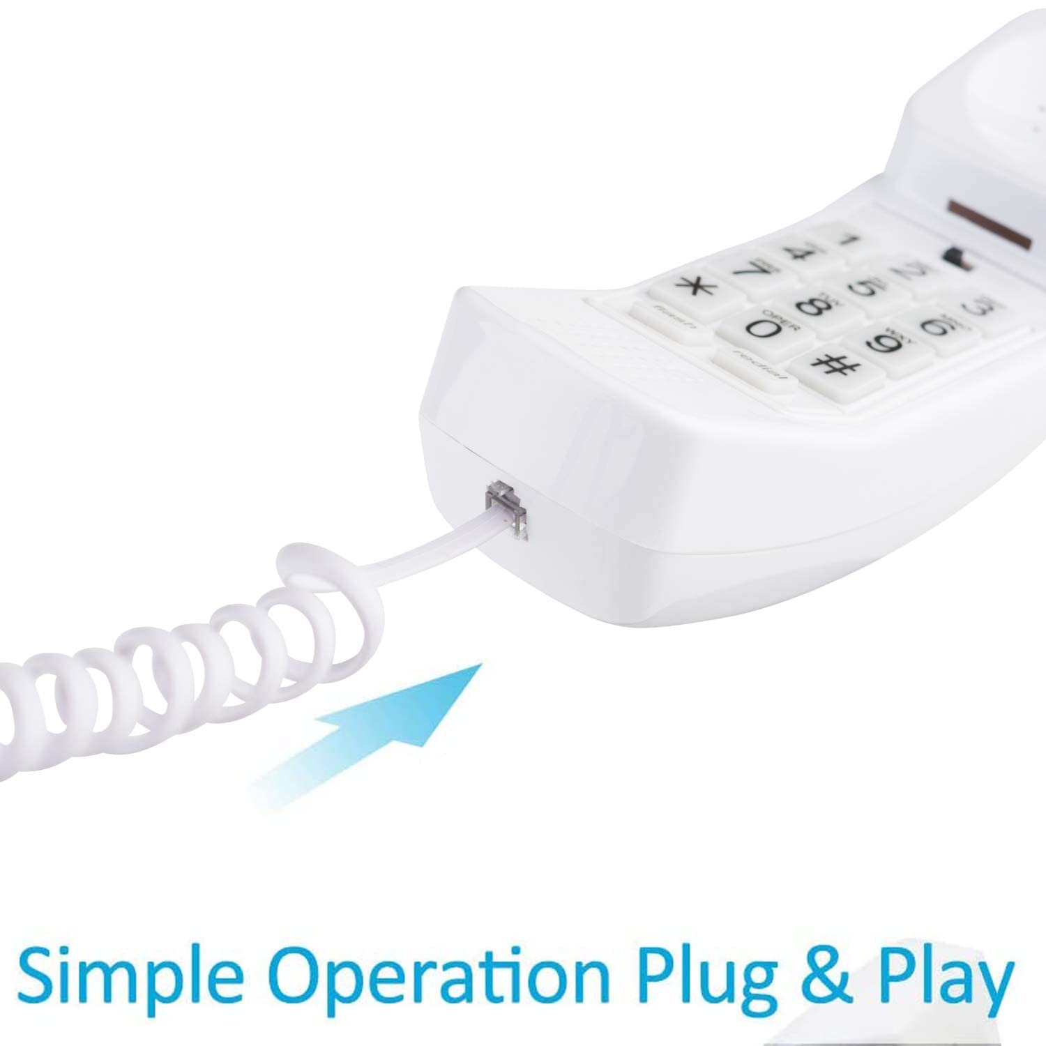 Cavo Telefonico RJ9 4P4C A Spirale Nero - Per Telefoni Fissi Casa E Ufficio - Foto 9