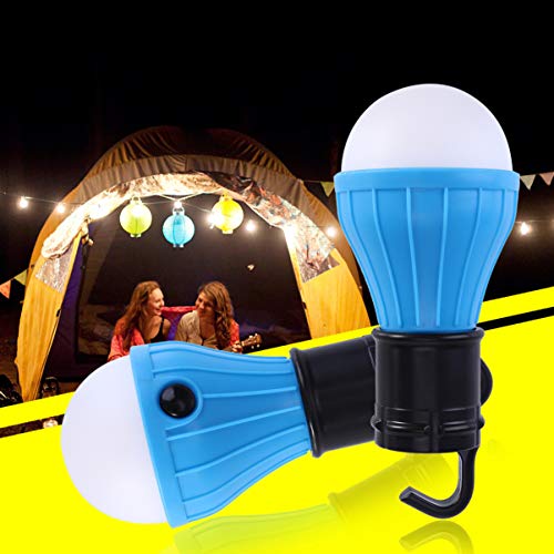 FRCOLOR 2Pcs Portí¡til Levou Luz de Acampamento para Barraca Recarregí¡vel Lí¢mpada de Emergíªncia A