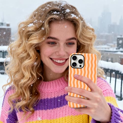 Coque iPhone 15 Plus antichoc orange fine pour protéger l'écran - 7