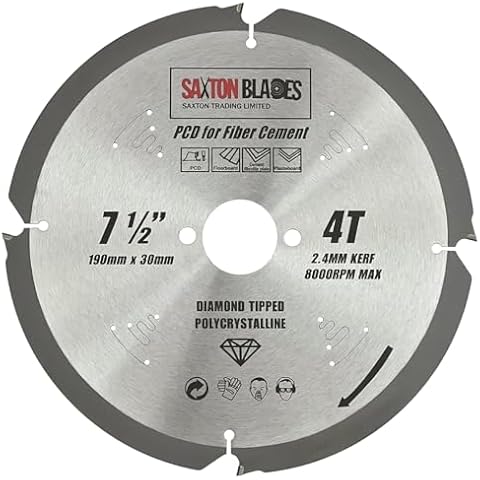 Saxton PCD Circular Saw Blade for Hard Materials Cover