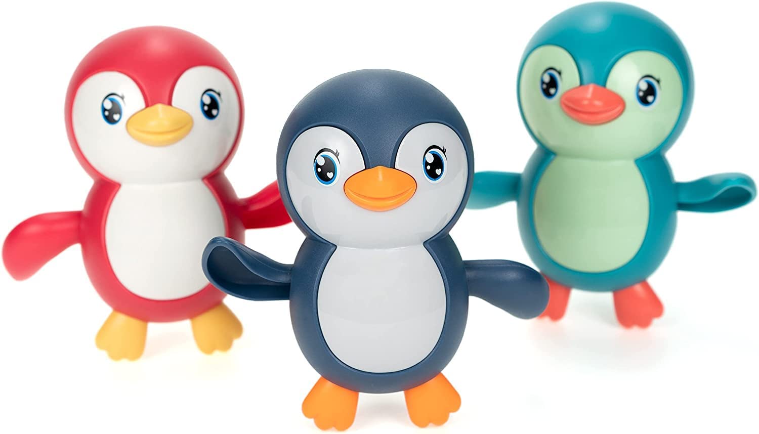 1 Pcs Swimming Penguin Turtle Bath Tub Toys for Baby Boys & Girls - Float on Water 2