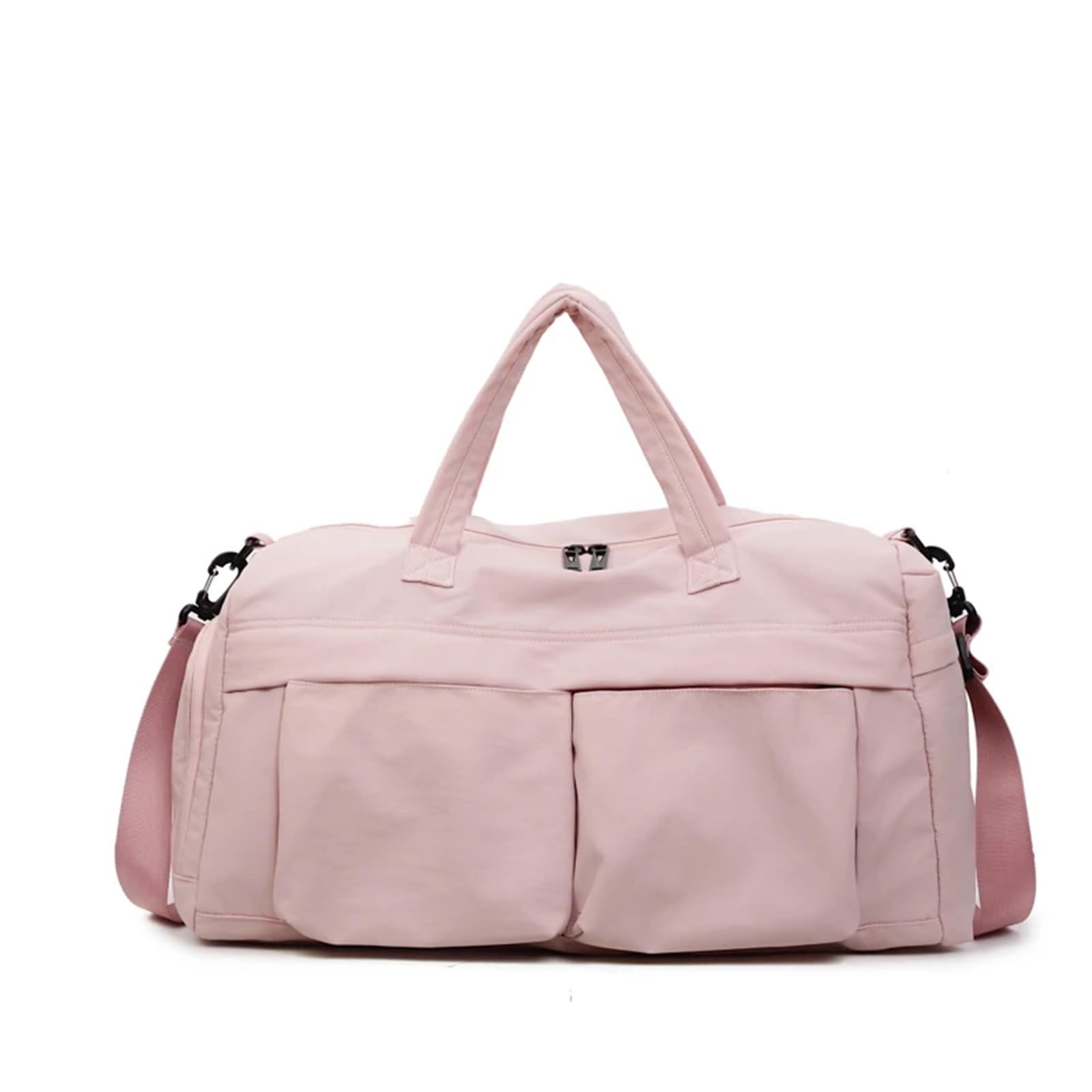 Borsa da Viaggio Borsone da viaggio leggero, grande, capiente, portatile, for riporre oggetti sportivi(Pink)