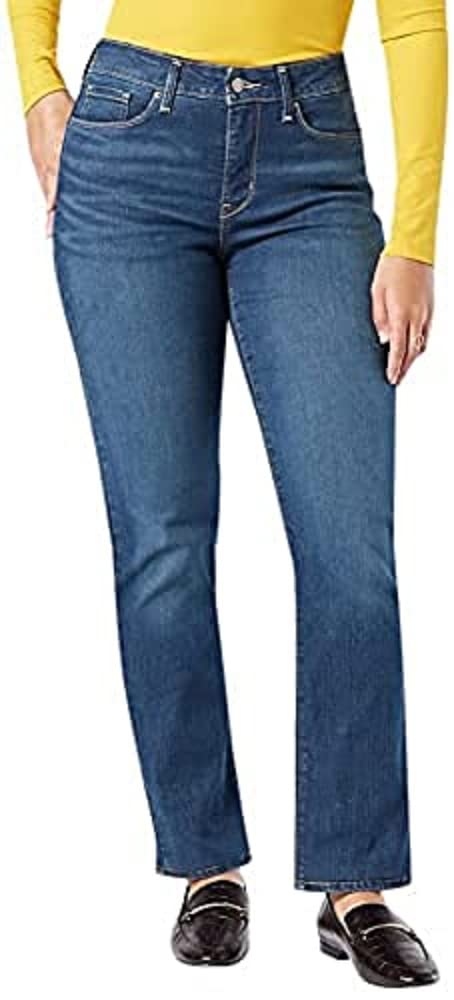 signature by levi strauss & co. gold labelWomen's Curvy Totally Shaping Straight Jeans