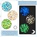8 Colors Luminous Clay Slices Charms, VEINARDYL 3D Nail Art Slices Fruit Flower Butterfly Themed Glow in The Dark with Imitation Pearl Sequins for DIY Crafts Resin Slime Making Cellphone Decor
