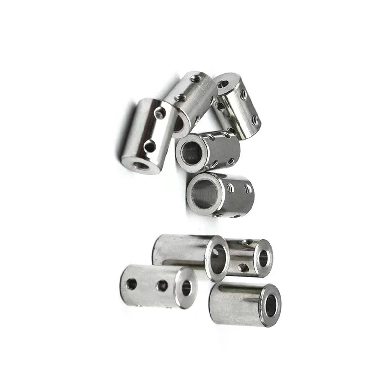 D20L25 sztywne sprzęgło ze stopu aluminium, uszczelka napędowa, otwór 5/6/6,35/7/8/10/12 mm, 1 szt. (6,35 mm do 6,35 mm)