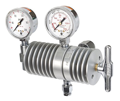 Victor Technologies 0781-0355 SR-310 Flow Meter Carbon Dioxide Regulator, 10-200 psig Delivery Range, CGA 320 Inlet Connection