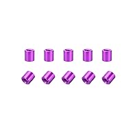 Vista 8 de Uxcell 10 unids M3x8mm ronda aluminio separador columna espaciador hembra Aqua azul para Drone FPV Quadcopter Racing RC multirotores piezas DIY