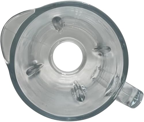 Miniatura 5 de Frasco de vidrio de repuesto de 5 tazas, compatible con licuadora de encimera BLACK+DECKER con tarro de vidrio de 5 tazas, ajustes de 10